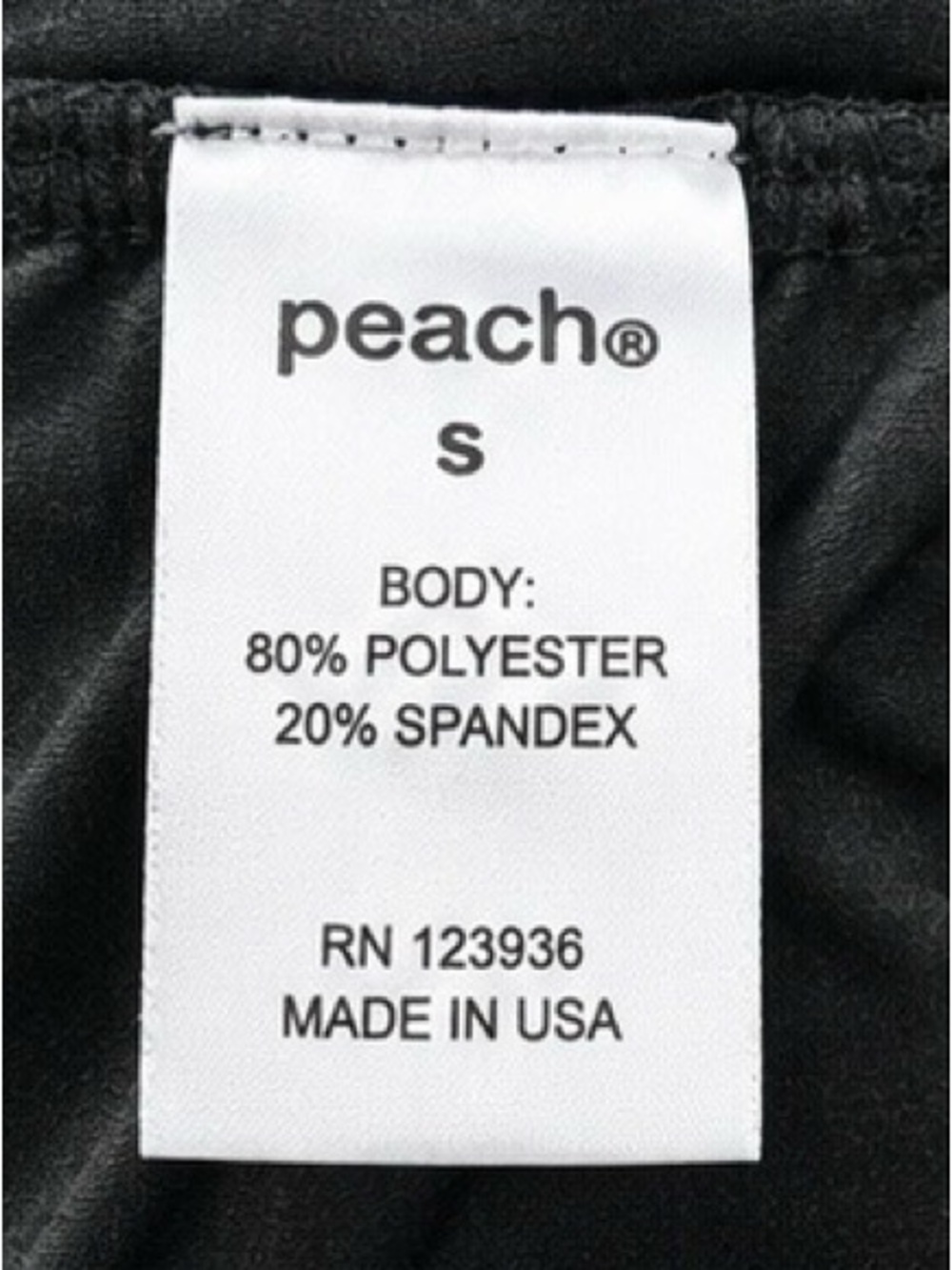 Peach Size S Quarter Zip Athletic Pullover Blue Black Print Thumbhole Active Top - Picture 6 of 7